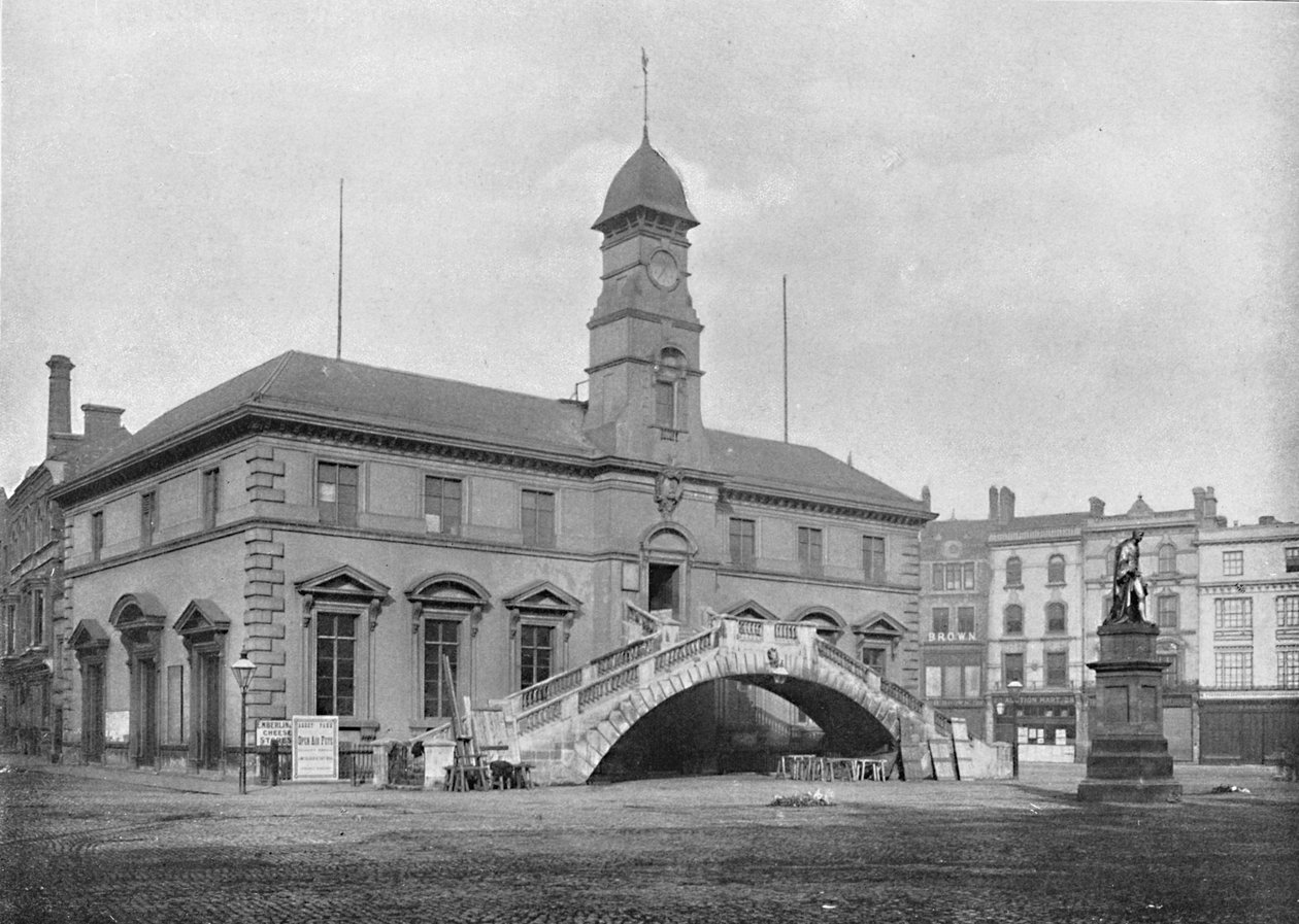 Troca de milho, Leicester, c1896 de Eyre and Spottiswoode