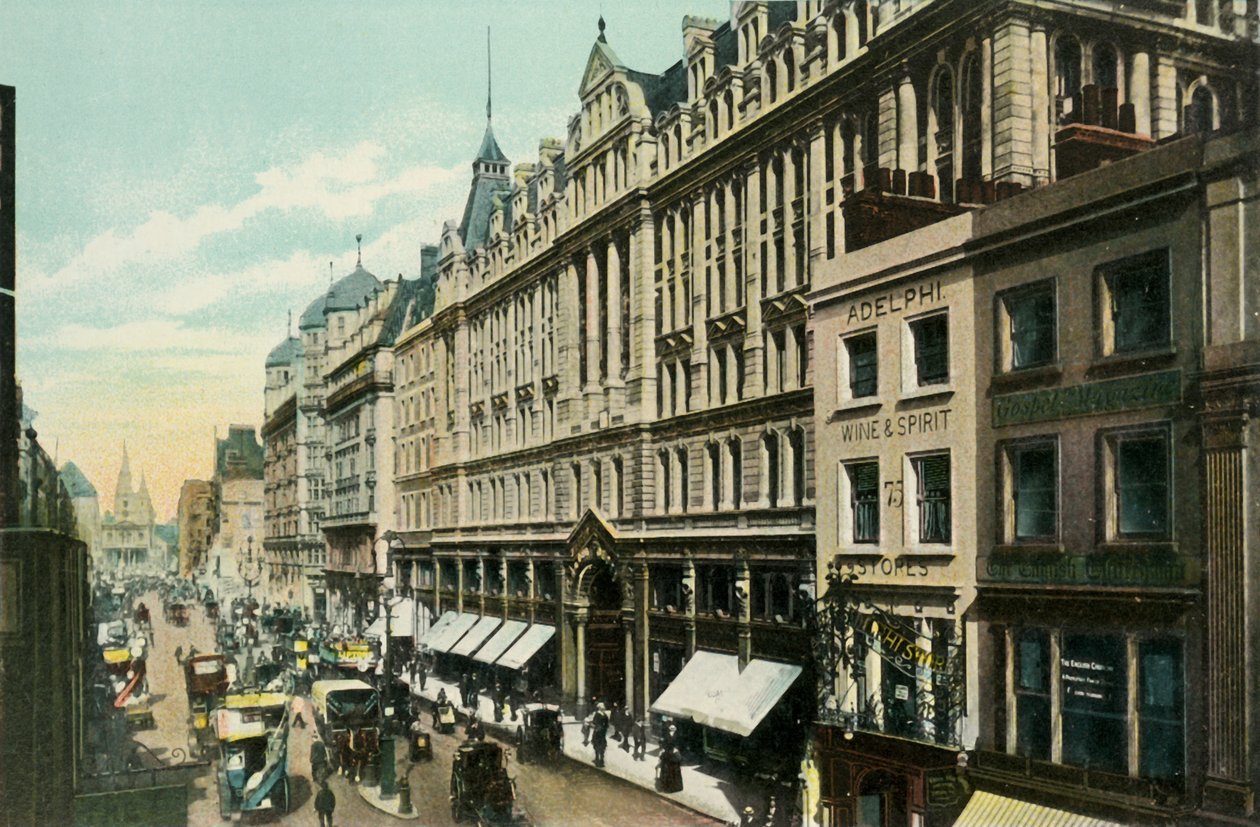 The Strand, c1900s. de Eyre and Spottiswoode
