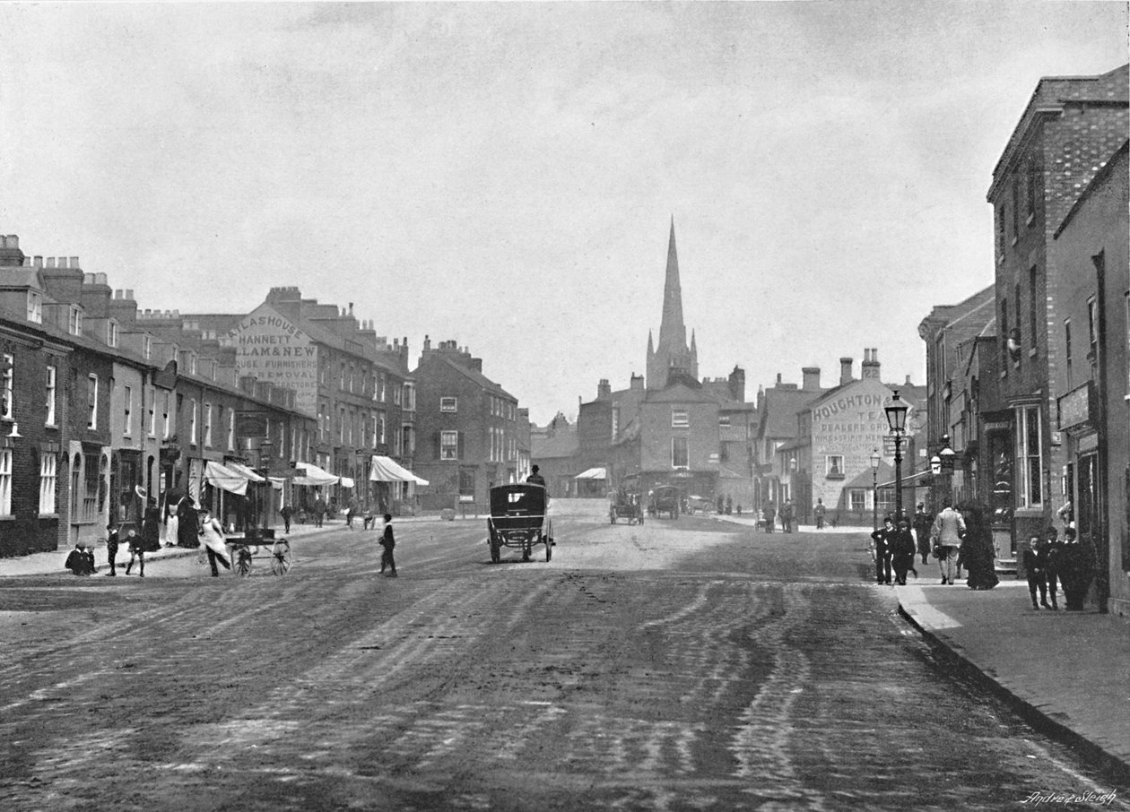 Westgate, Grantham, c1896 de Eyre and Spottiswoode
