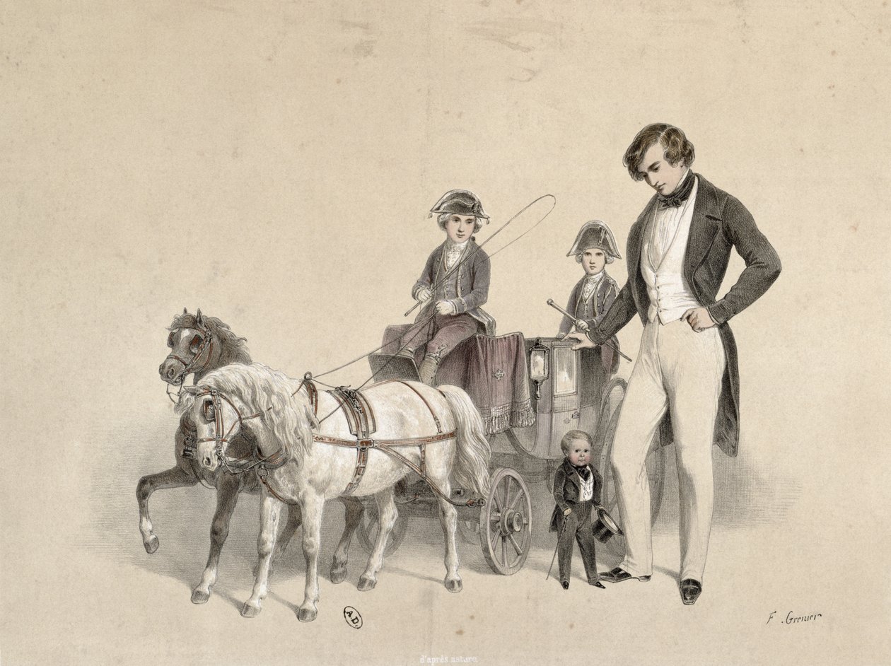 Charles Sherwood Stratton (1838-83) "General Tom Thumb" de F. Grenier