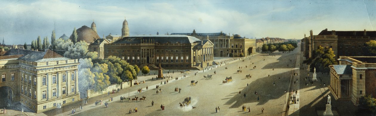 Sob o Linden do arsenal, c.1855 de F. von Laer
