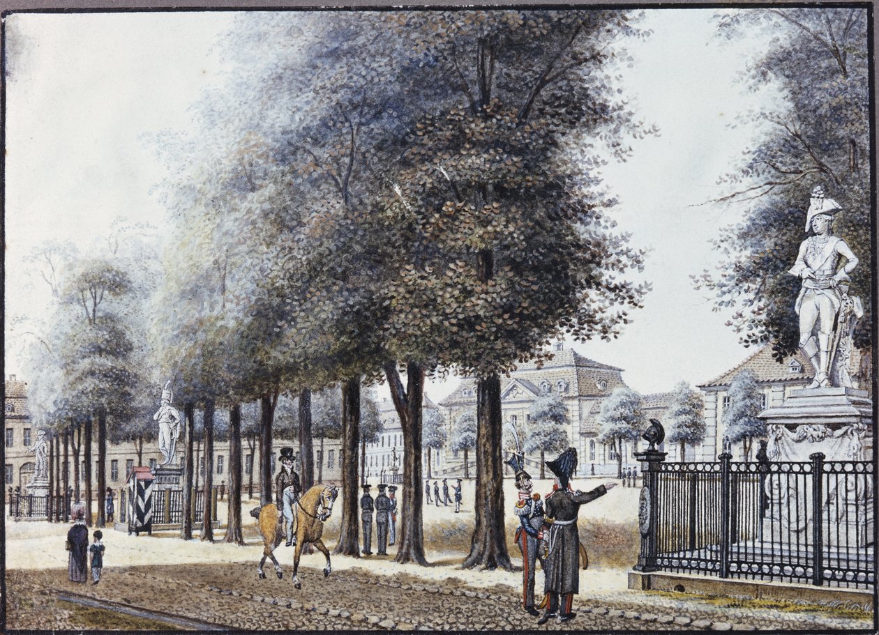 Wilhemsplatz, Berlim (wc no papel) de F.A. Calau