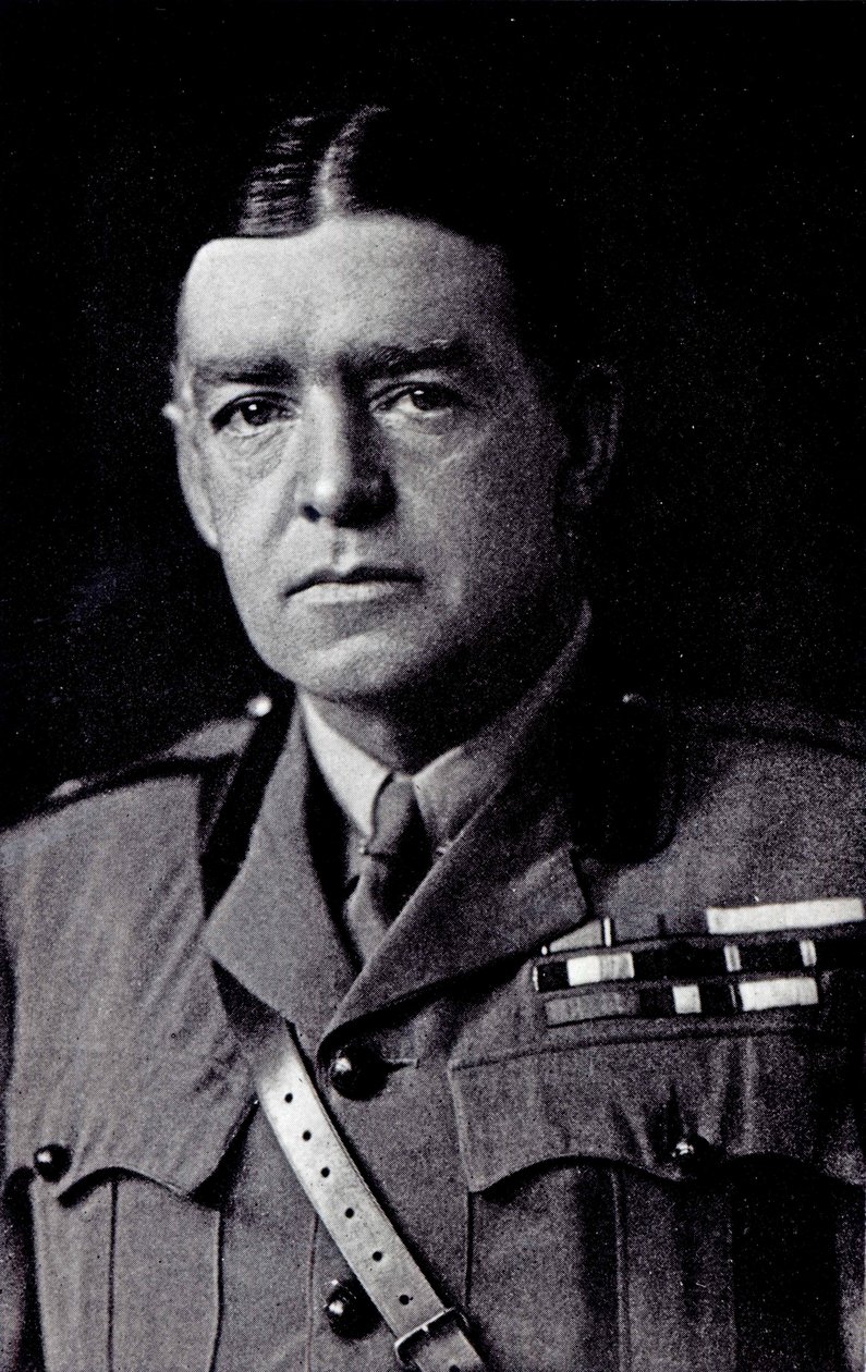 Major Sir Ernest Shackleton, 1918 (foto do bw) de F.A Swaine