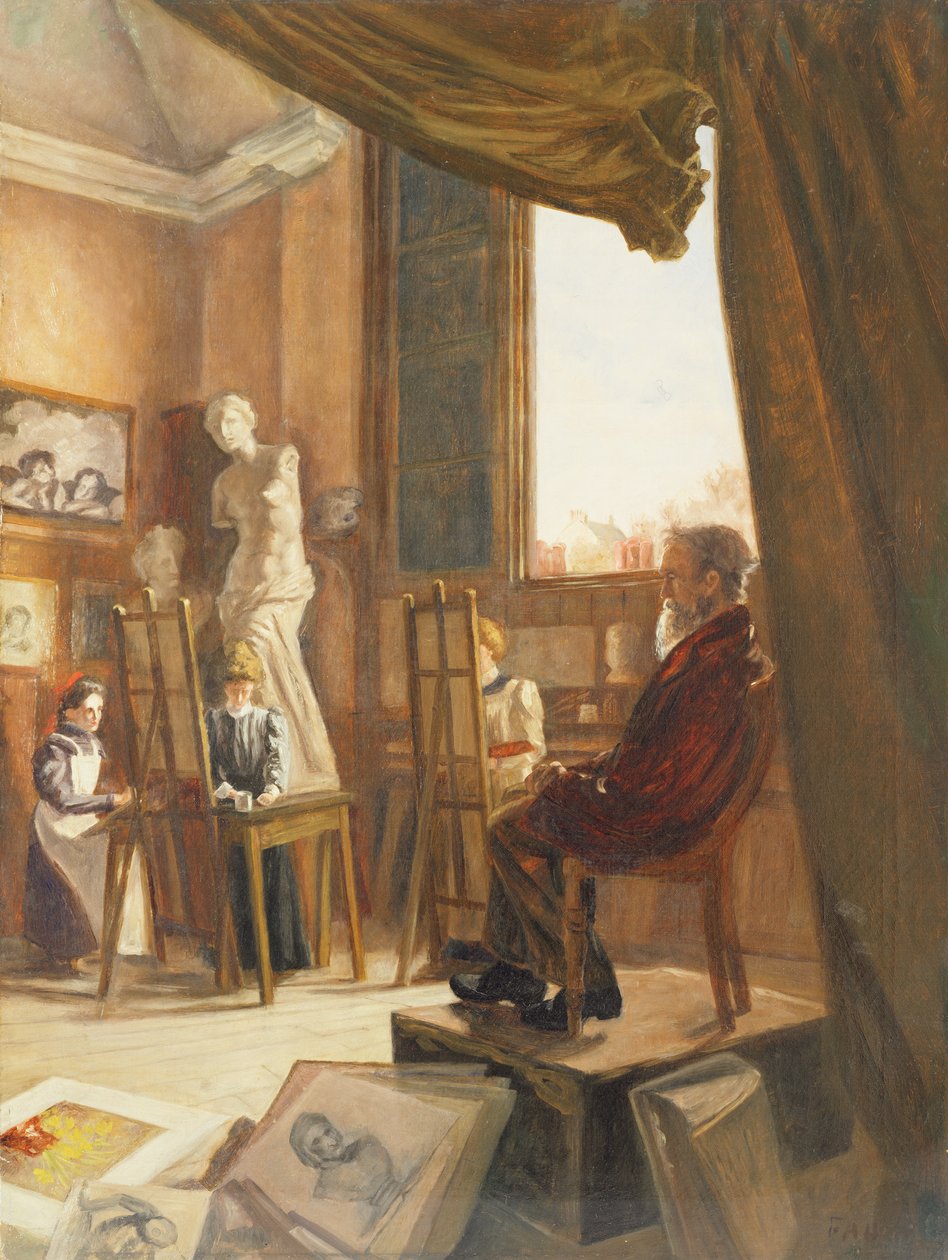 A classe de arte de F.A. Howard