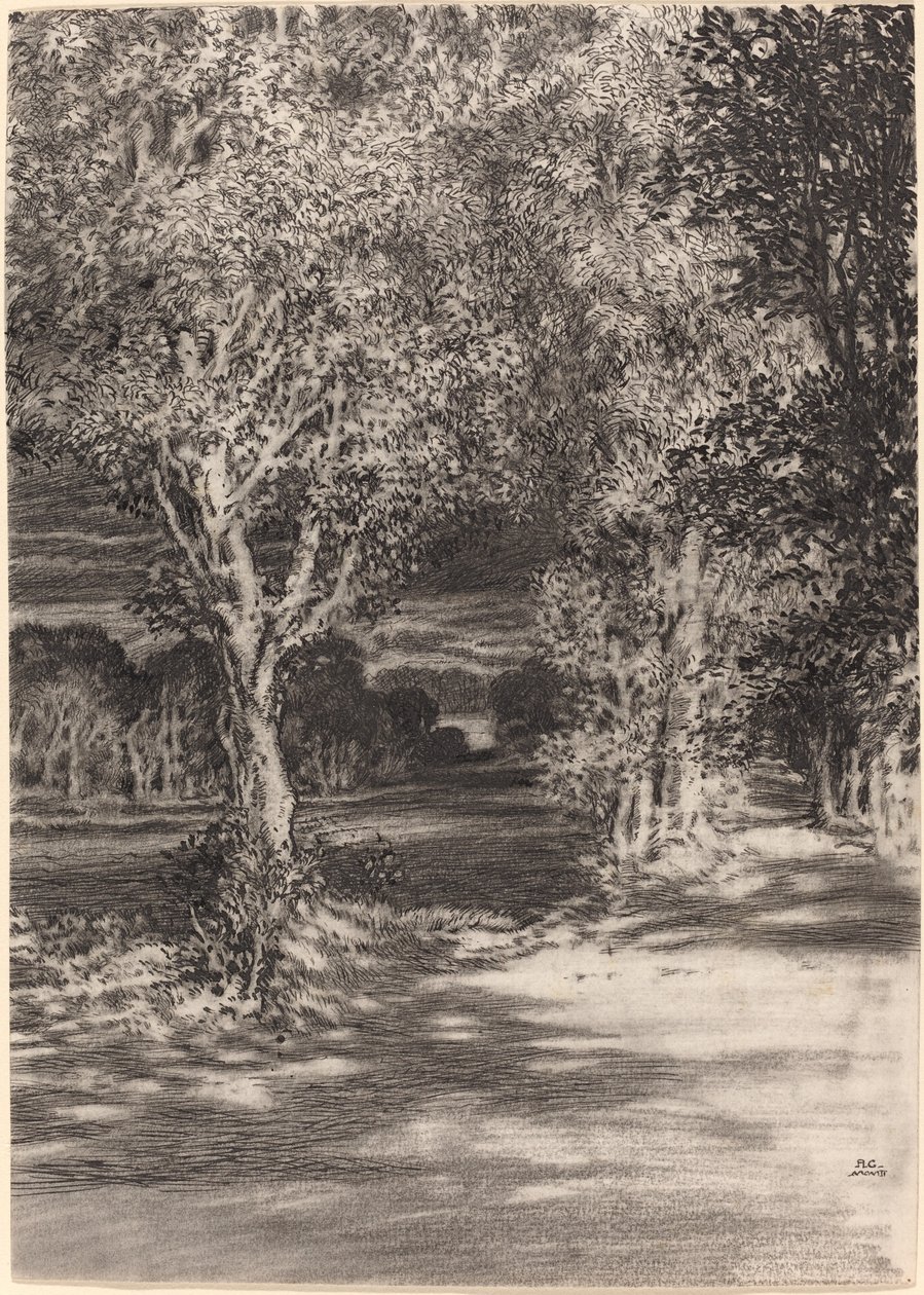 Pôr do sol e nascer da lua em Cilian-Aeron de F.L. Griggs