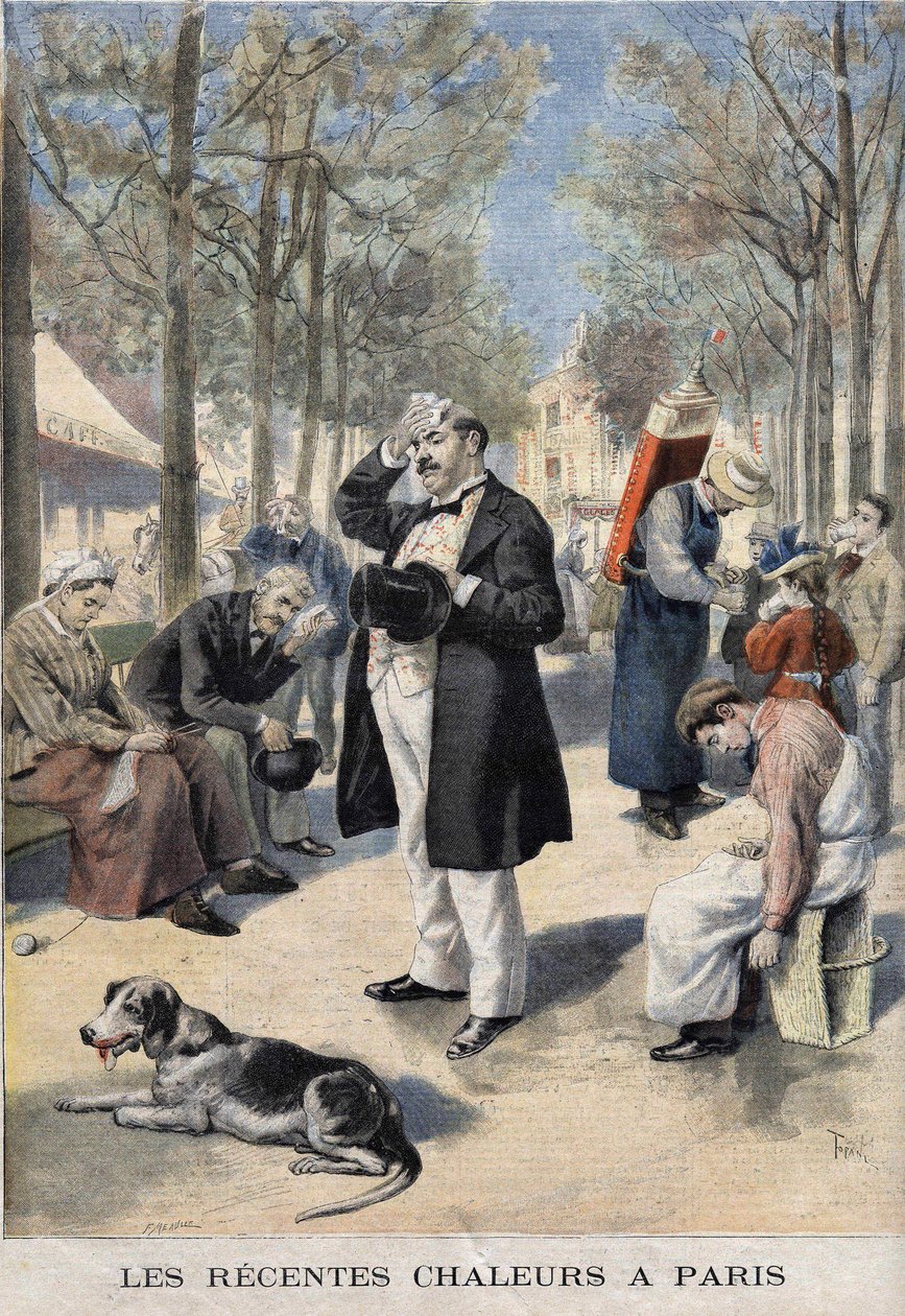 Os recentes aquecedores em Paris - no Le petit Journal de 22/09/1895 de F.L. and Tofani Oswaldo  Meaulle