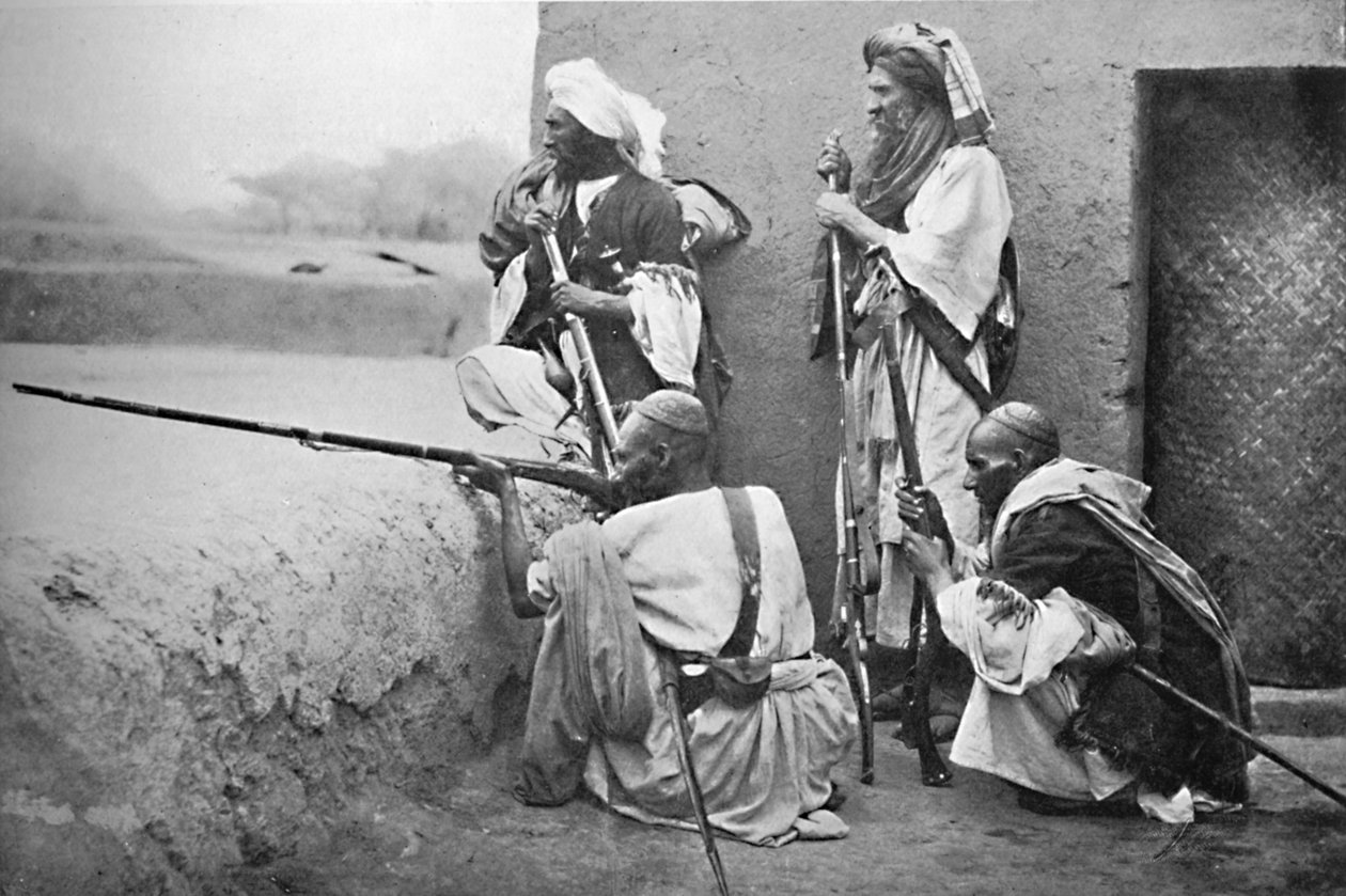 Afridis no caminho de guerra, 1902 de F. Bremner