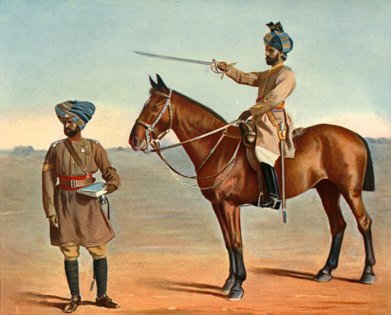 O cavalo central da Índia, 1901. de F. Bremner