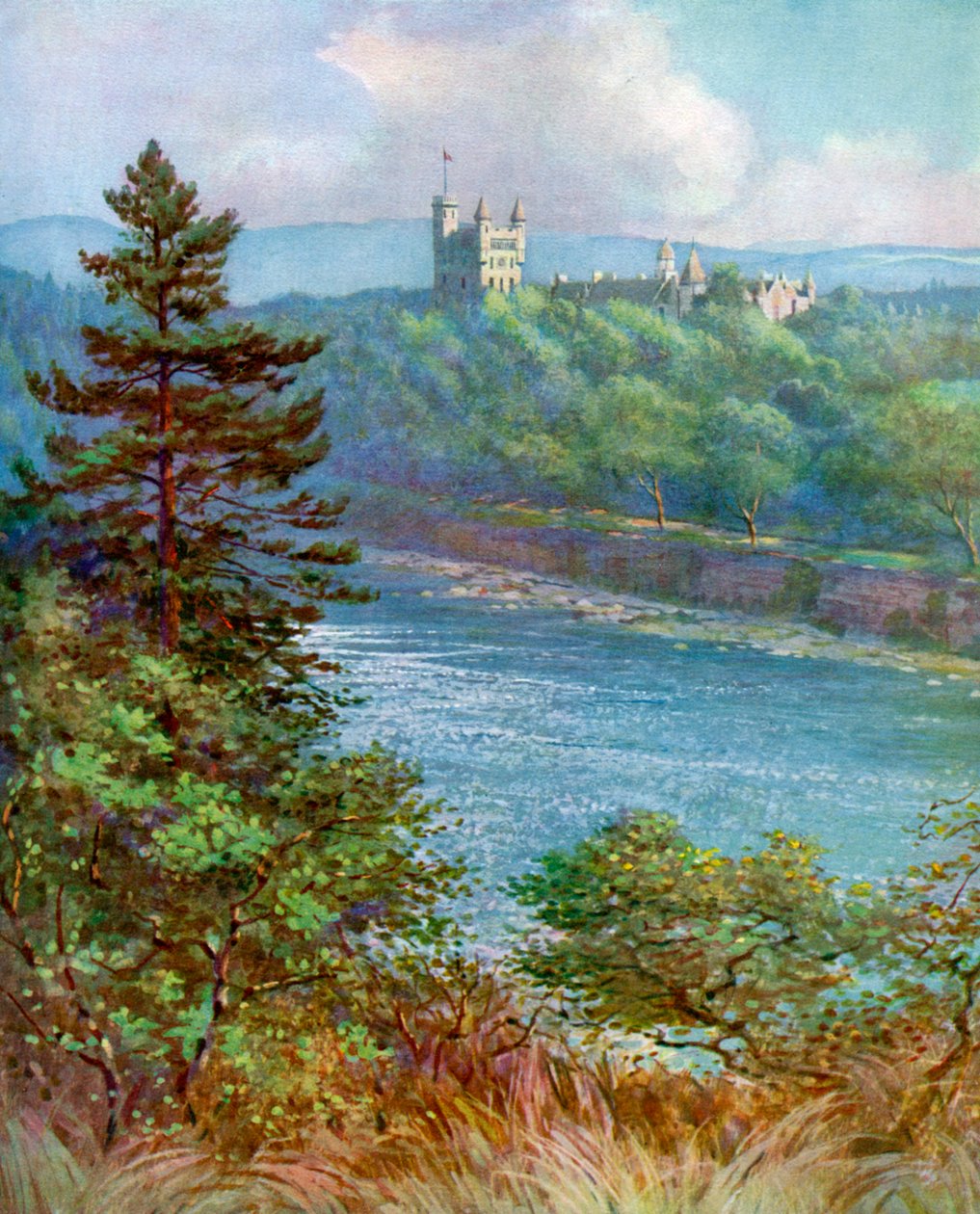Castelo de Balmoral, Aberdeenshire, Escócia, 1924-1926. de F. C. Varley