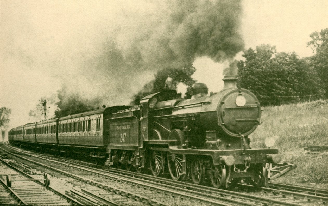 Margate Express, Estrada de ferro do sul, 1930. de F. E Mackay
