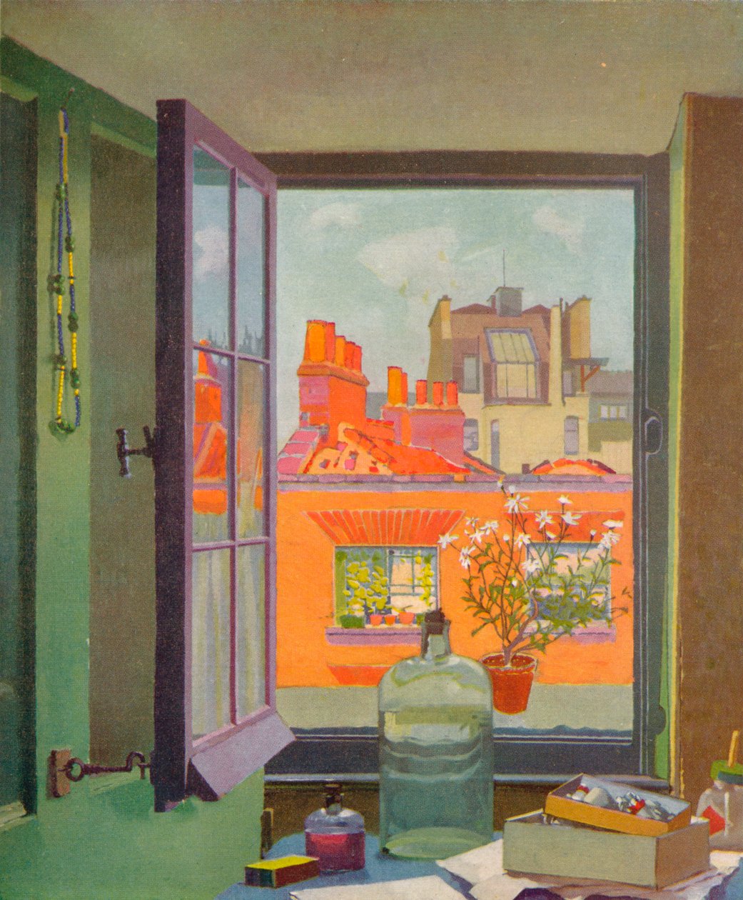 Uma janela na Warren Street, c1922 de F. Gregory Brown