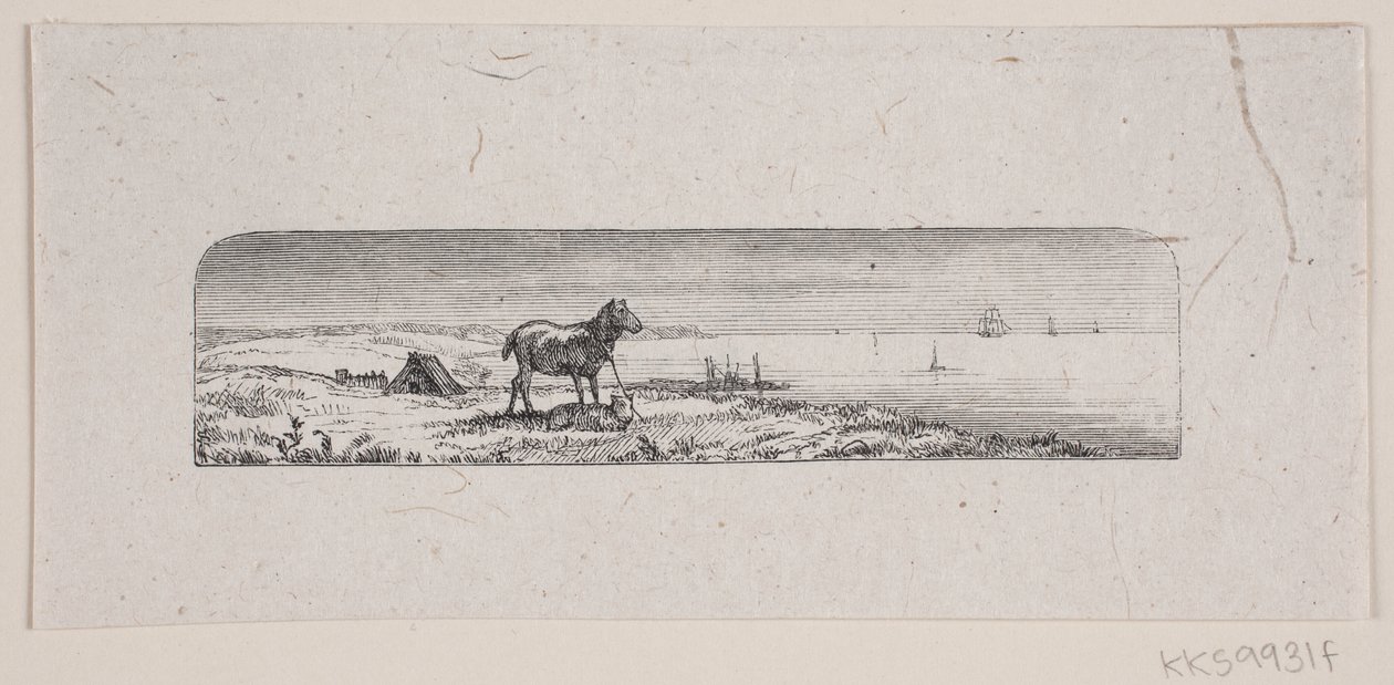 Ilustração para "As últimas horas", poema de H. J. Greensteen de F. Hendriksen