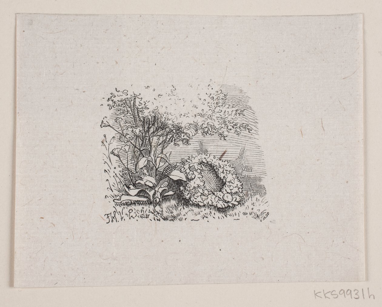 Ilustração para "As últimas horas", poema de H. J. Greensteen de F. Hendriksen