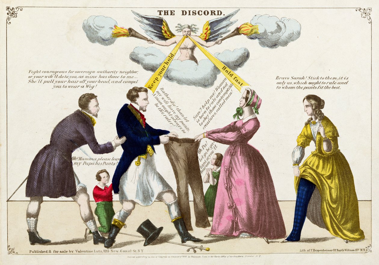 A discórdia de 1855 de F. Heppenheimer
