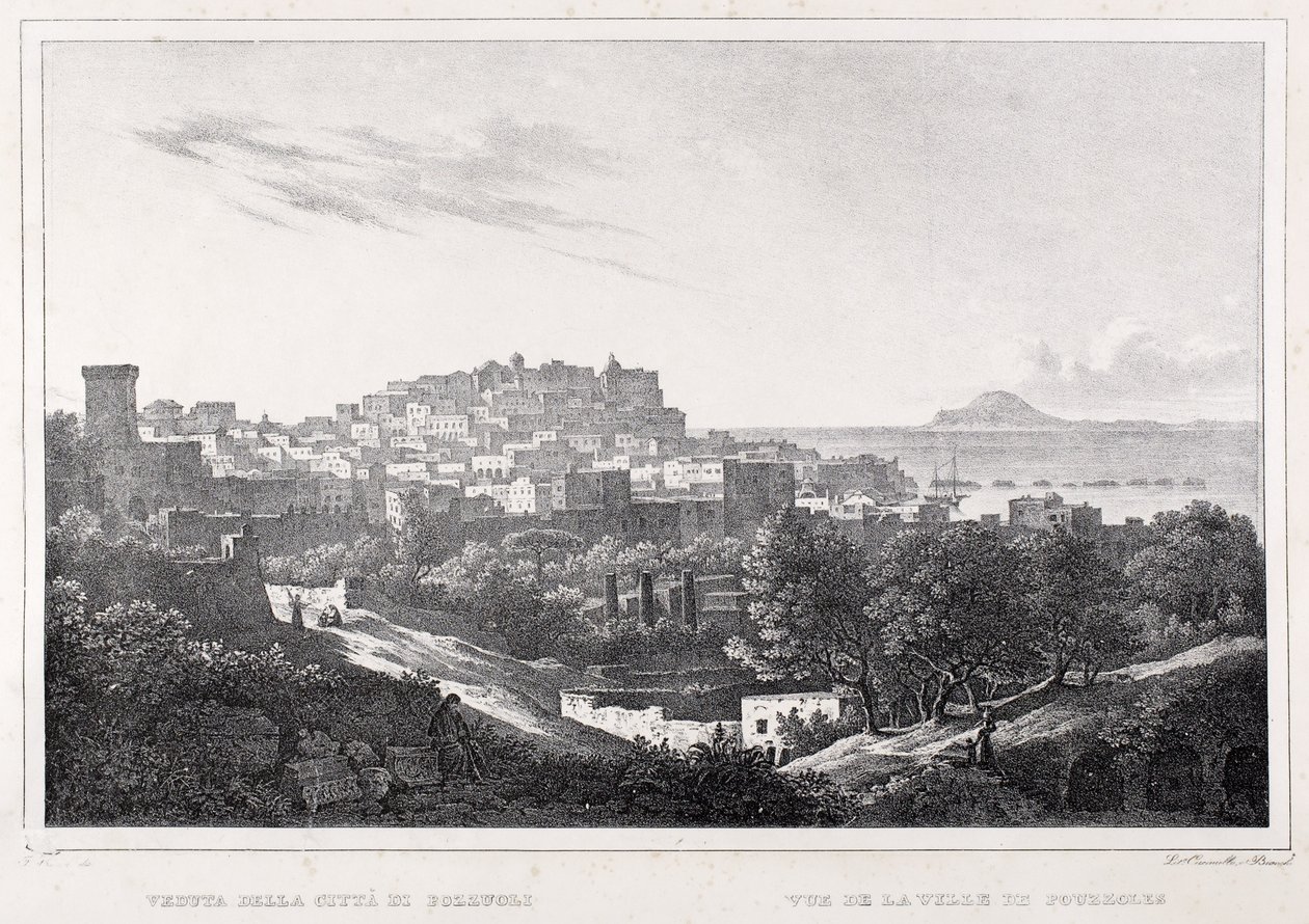 Vista da cidade de Pozzuoli de F. Homer