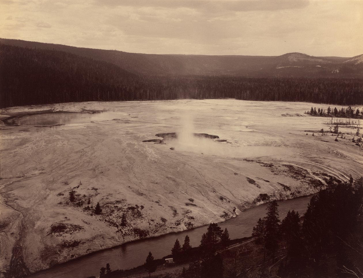 Meio Acre do Inferno, Rio Firehole de F. Jay Haynes