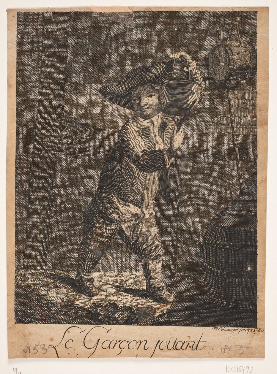 "O Menino Brincando" de F. Schüerer