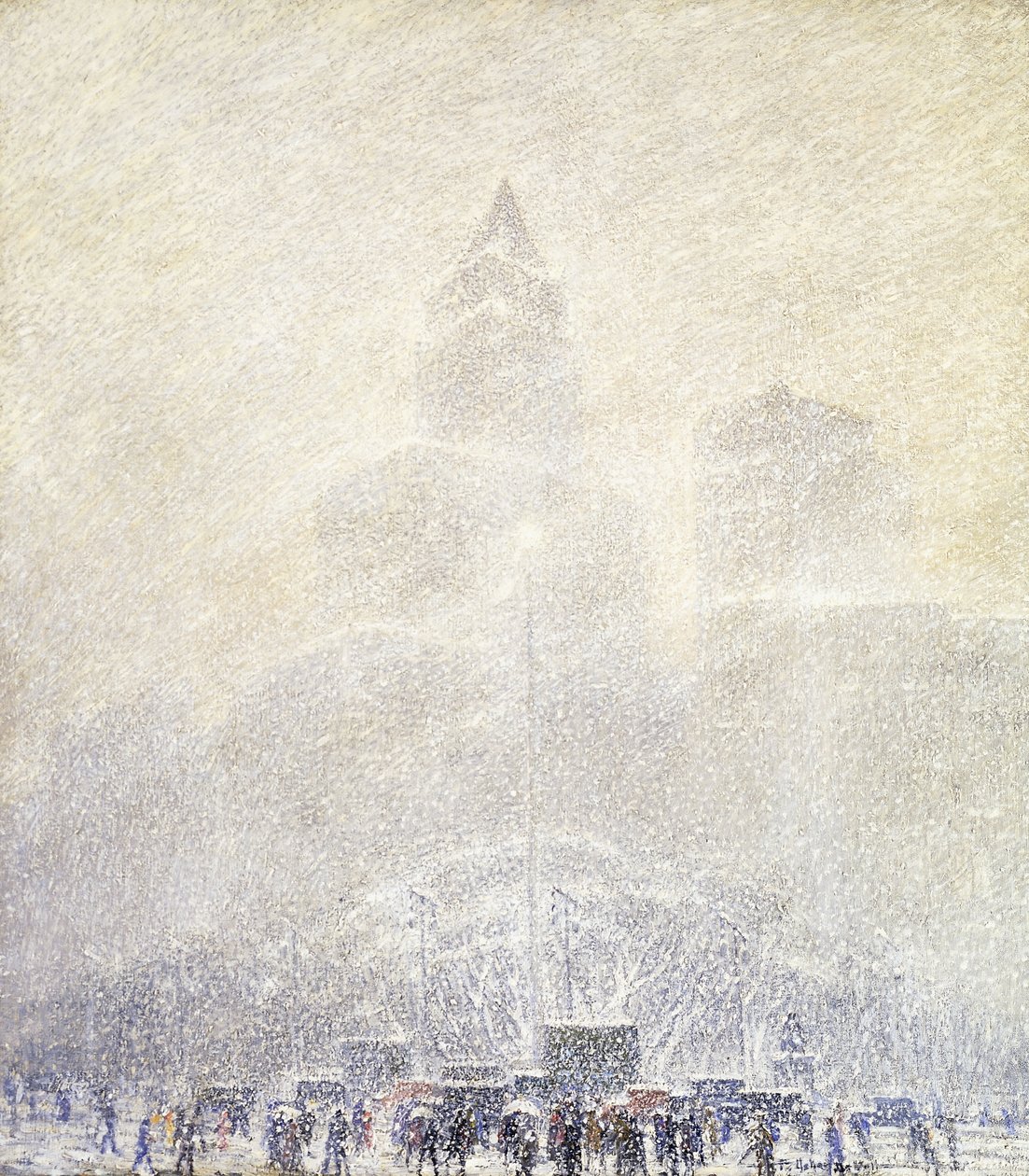 Luz Eterna, Madison Square, Inverno de F. Usher de Voll