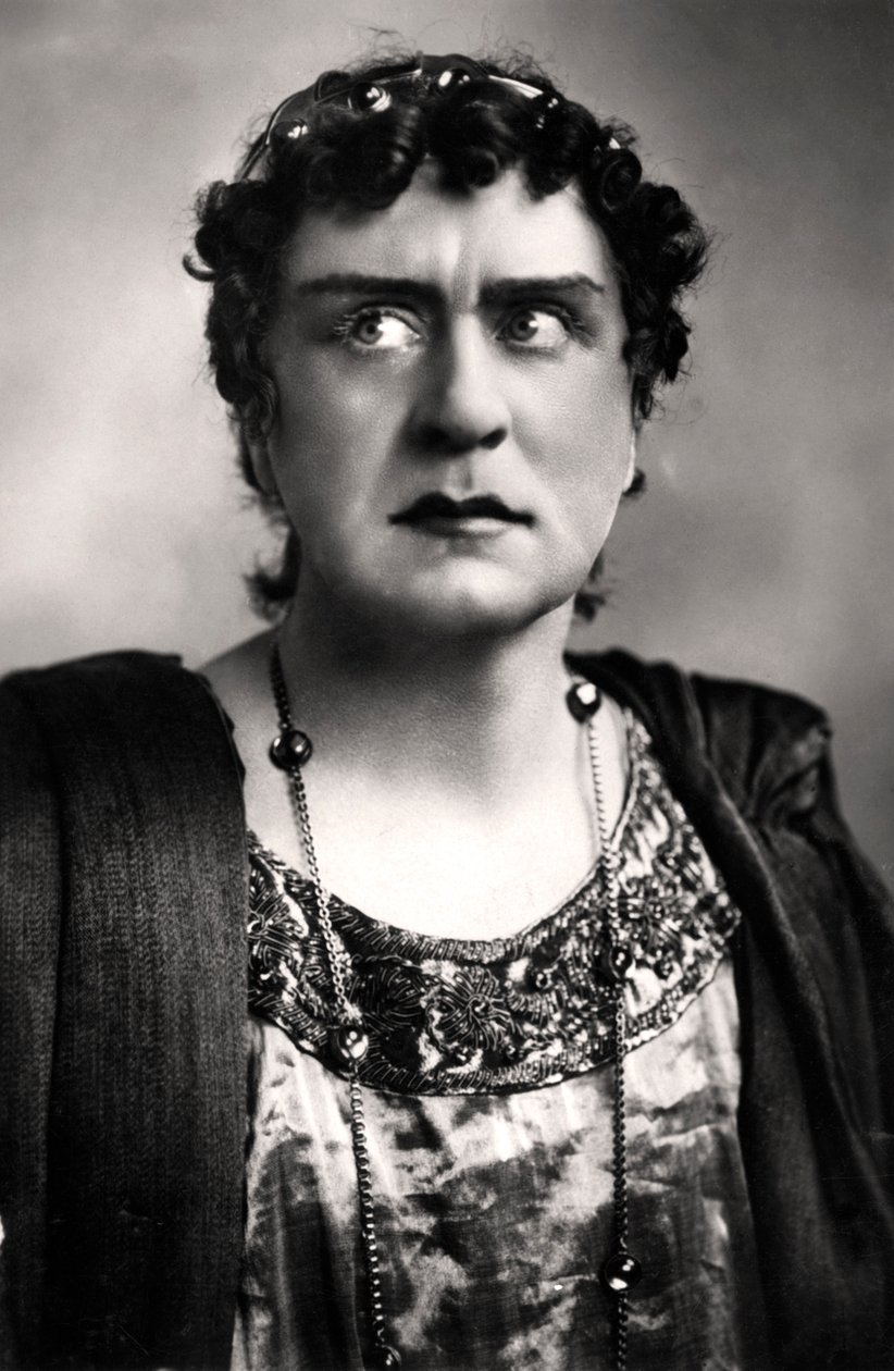 Herbert Beerbohm Tree 1853-1917, ator inglês, 1906. de F. W. Burford