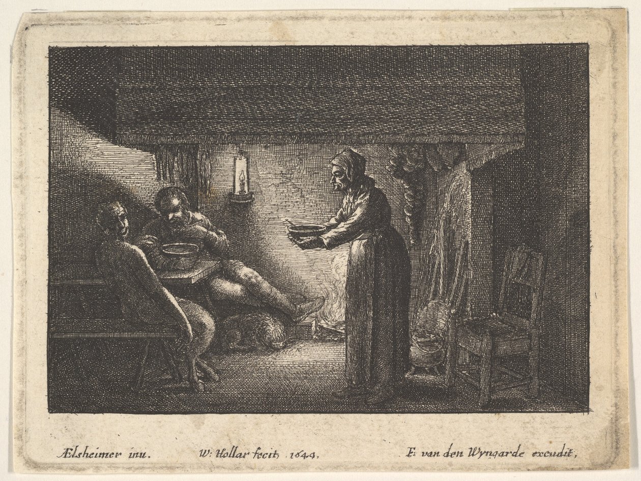 O sátiro e o camponês, 1644. de F van den Wyngarde