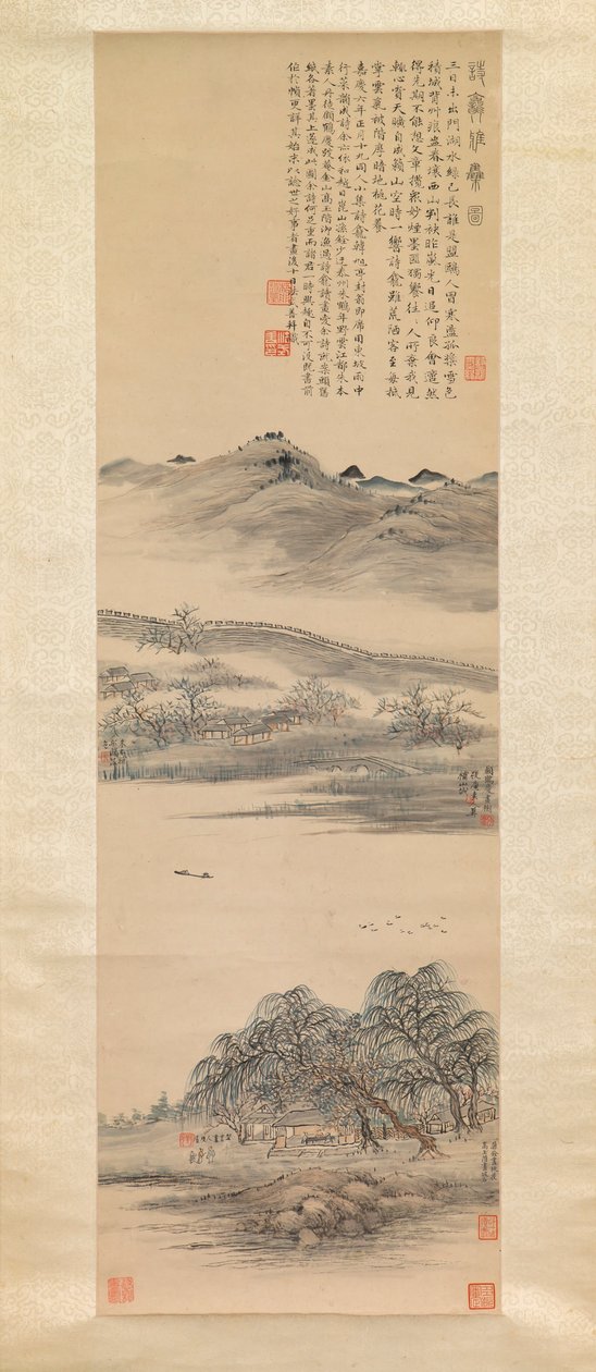 Encontro elegante no nicho da poesia de Fa Shishan et al., Chinese