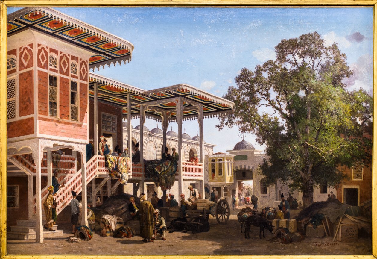 Pátio do Caravanserai em Trebizond de Fabius Brest