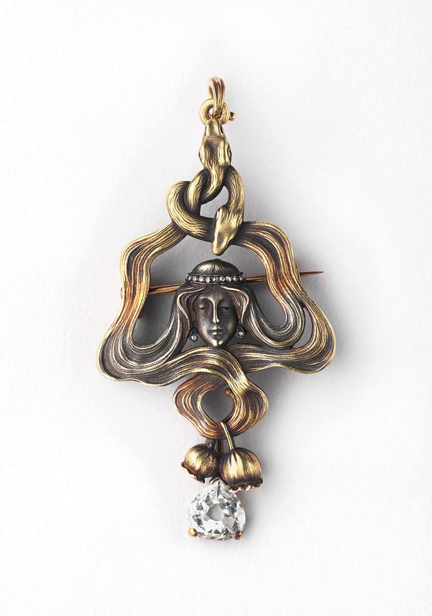Pingente-Broche, Entre 1899 e 1908 de Factory Fabergé Russian Master