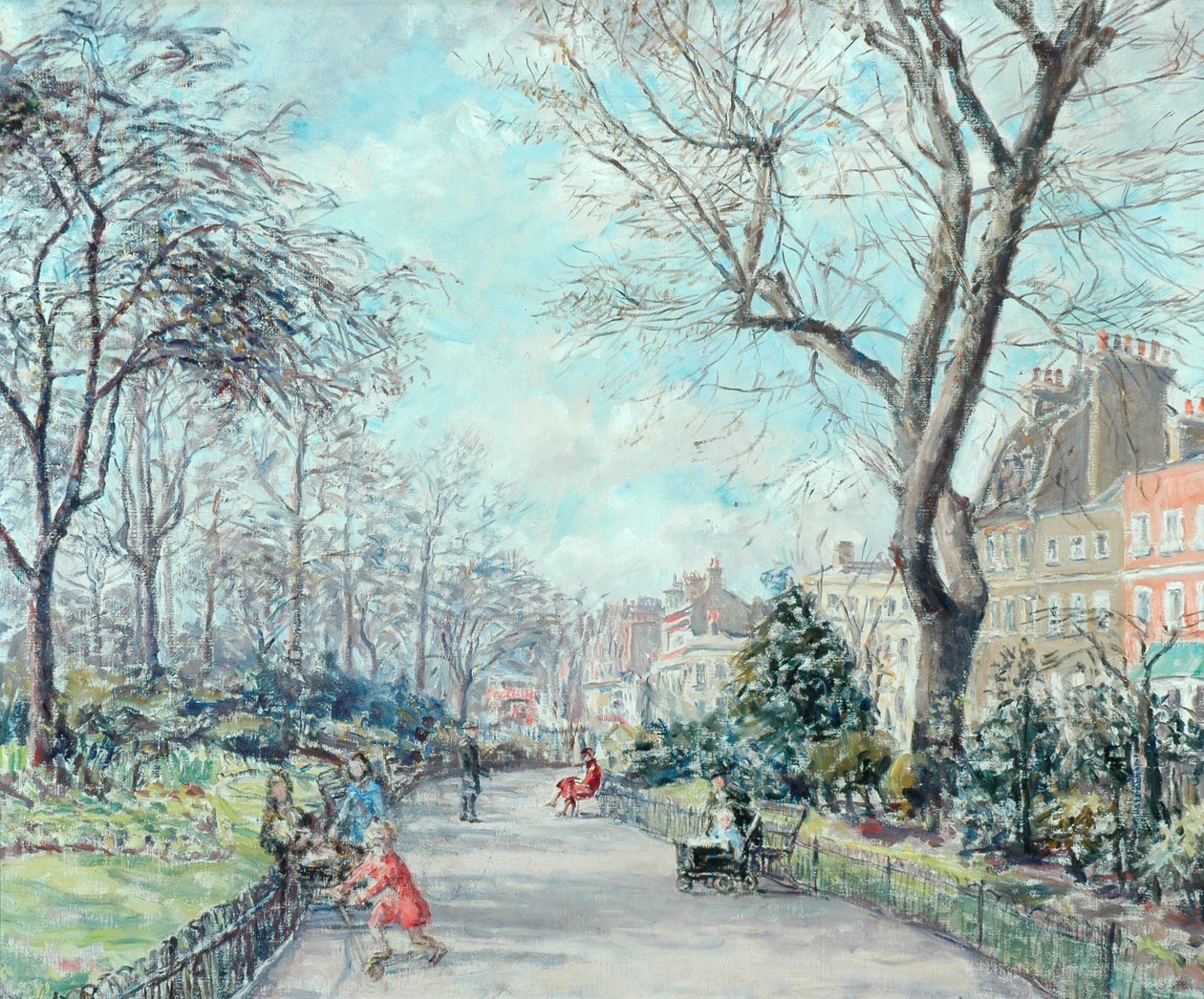 Cheyne Walk Gardens, cerca de 1938 de Fairlie Harmar