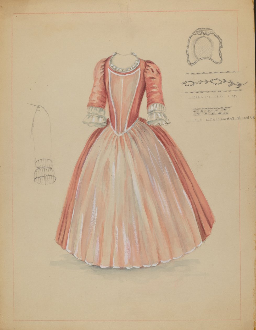vestido holandês de Fanchon Larzelere