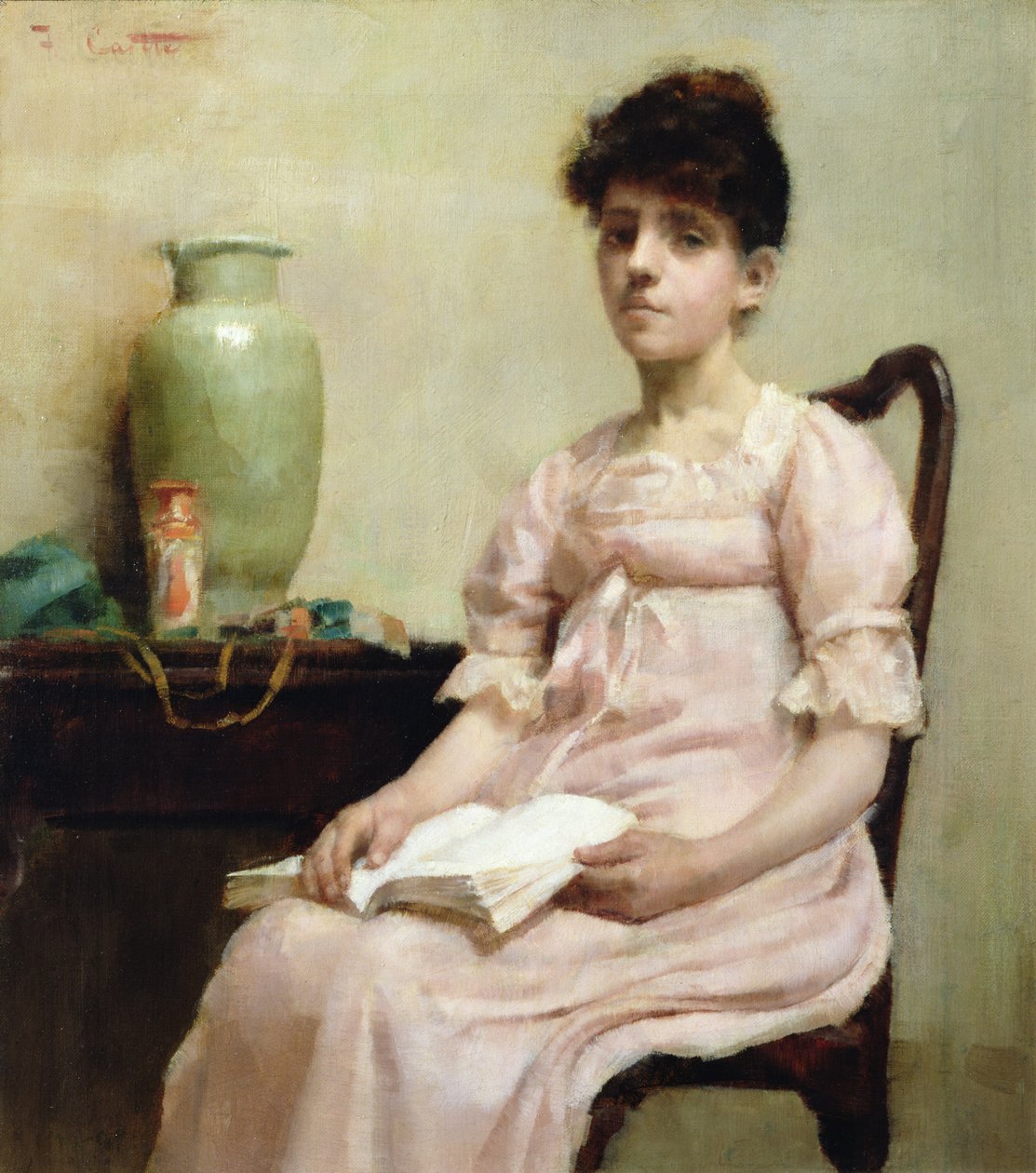 Senhora lendo de Fanny Caille