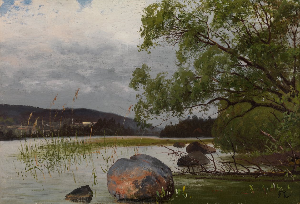 Paisagem da costa de Fanny Churberg