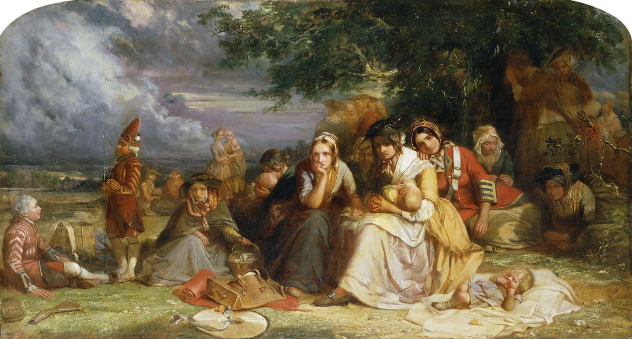 Após a batalha de Prestonpans, 21 de setembro de 1745, 1849 de Fanny McIan