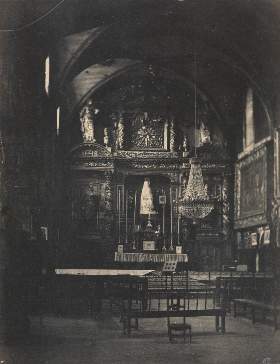 Interior da Igreja, c. 1855 de Farnham Maxwell Lyte