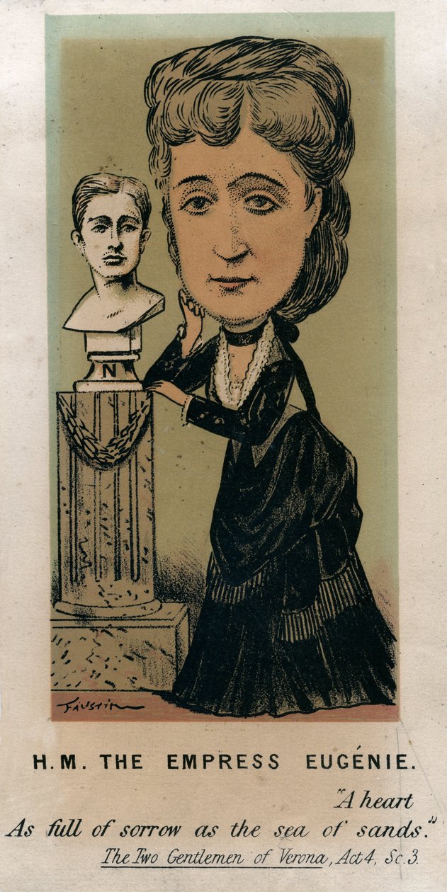 HM, a imperatriz Eugenie, c1879. de Faustin