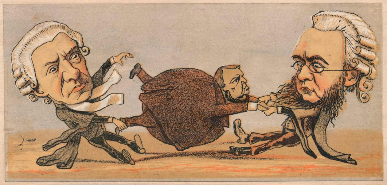 Sr. Hawkins, QC & Dr. Kenealy QC, 1874 de Faustin