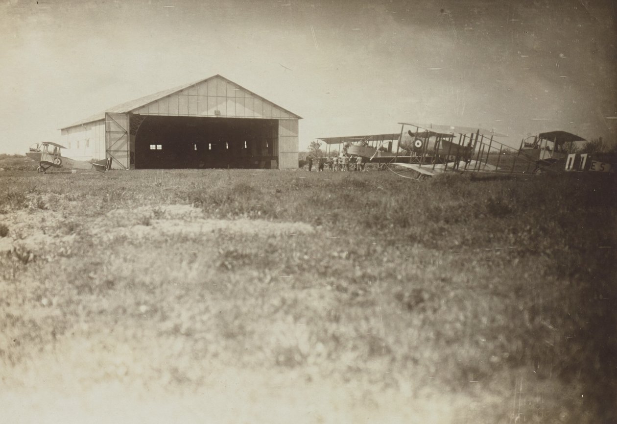 [Aviões num campo]. de Fedele Azari