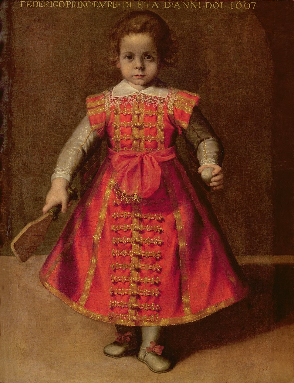 Federico Ubaldo della Rovere, 2 anos, 1607 de Federico Barocci