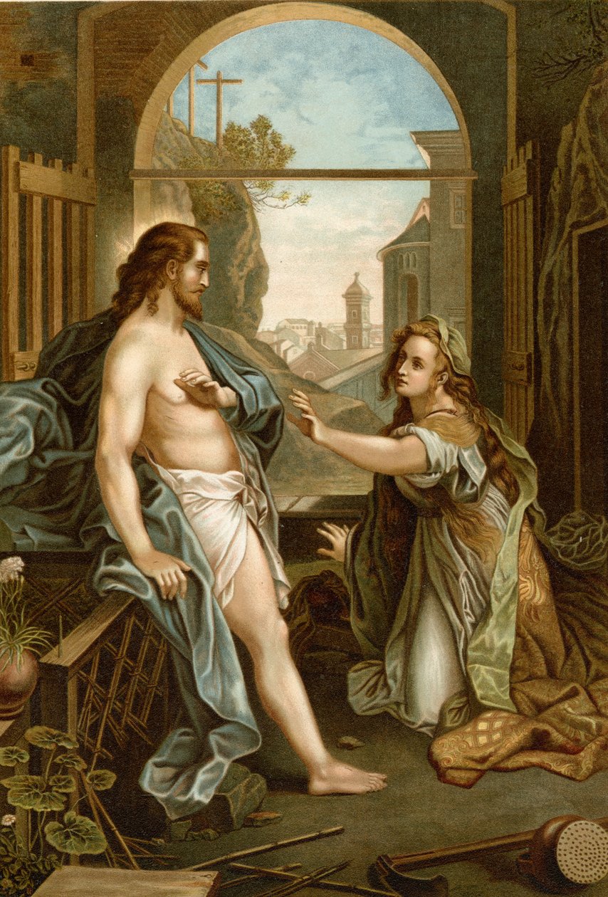 Jesus aparece para Maria de Federico Fiori after Barocci or Baroccio