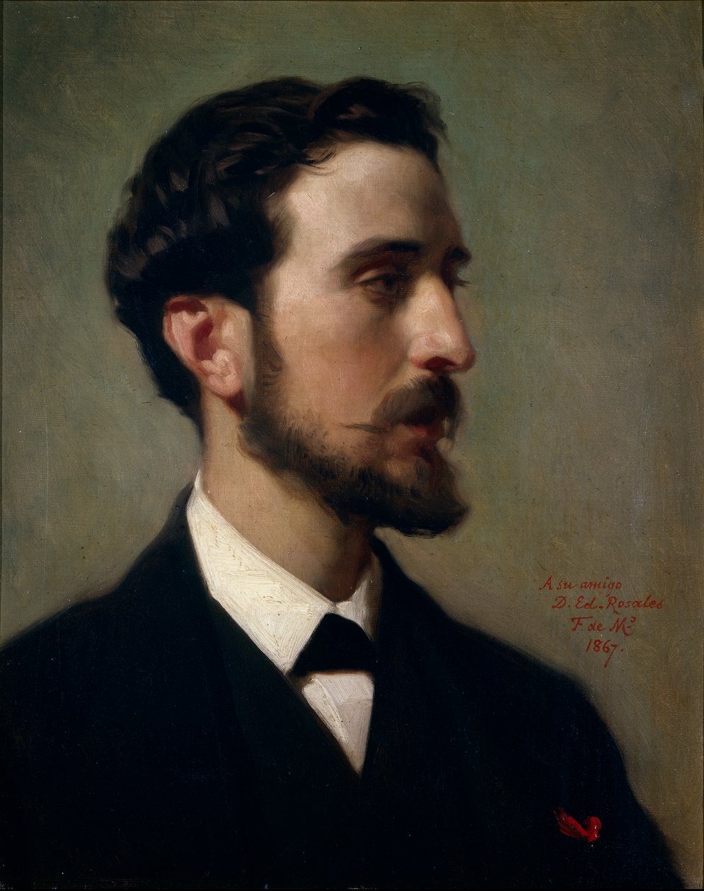 Espanhol: o pintor Eduardo Rosales de Federico de Madrazo y Kuntz