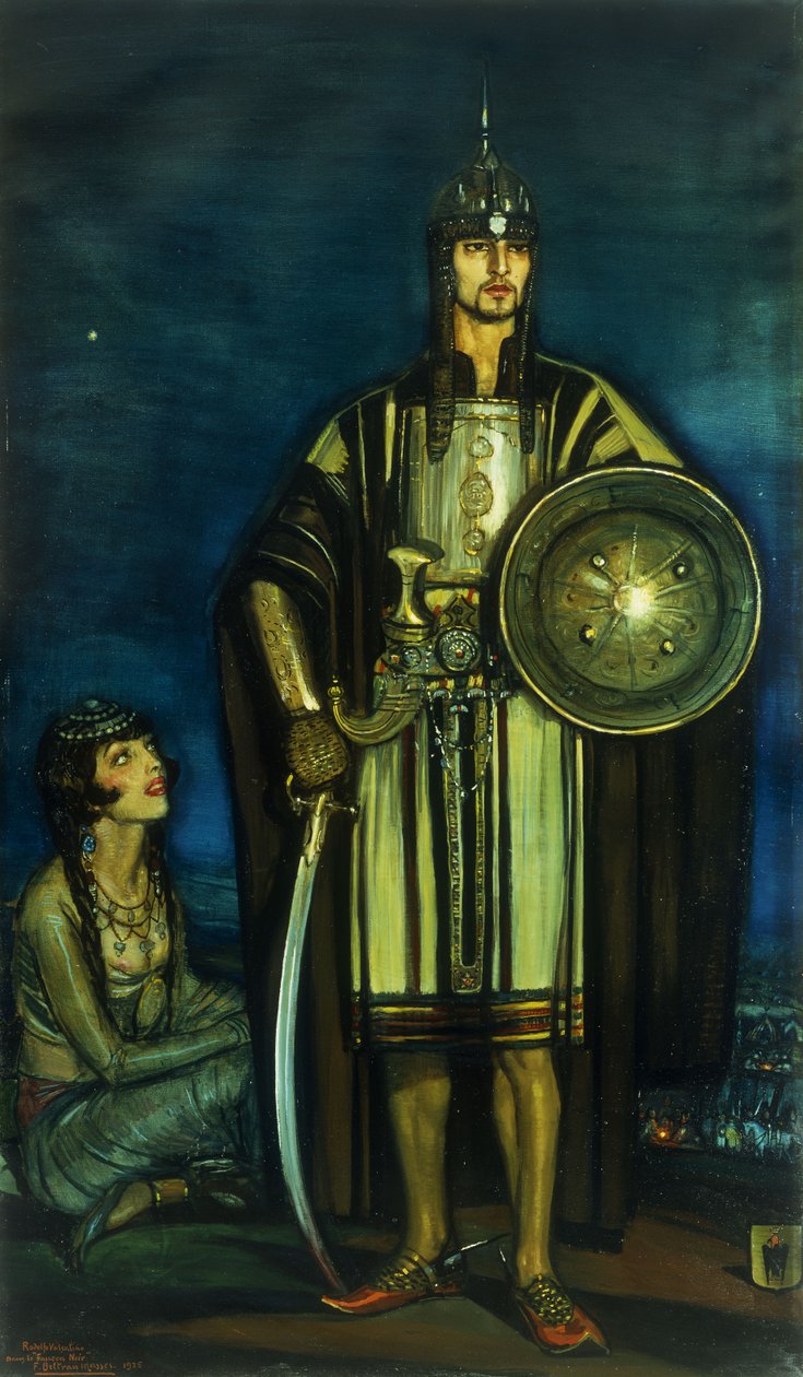Rudolph Valentino no Falcão Negro de Federico Armando Beltran Masses