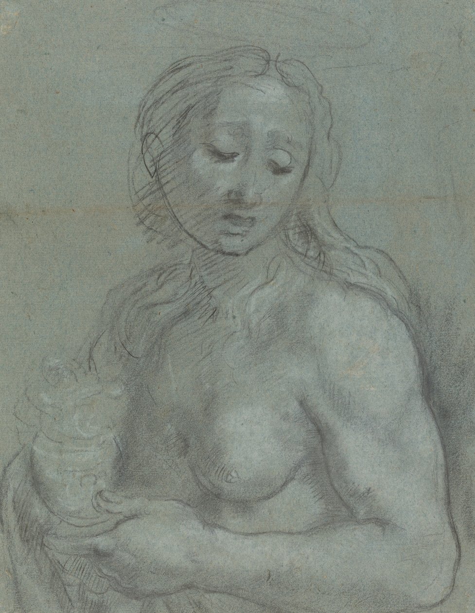 Metade de Maria Madalena [verso] de Federico Barocci