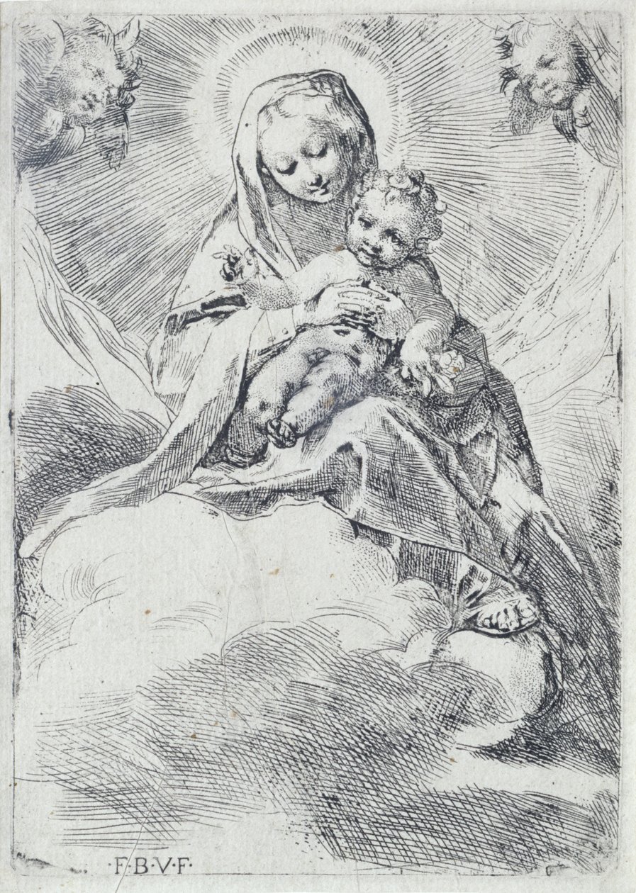 A Virgem nas Nuvens de Federico Barocci
