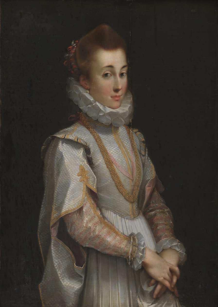 Retrato de uma jovem senhora de Federico Barocci
