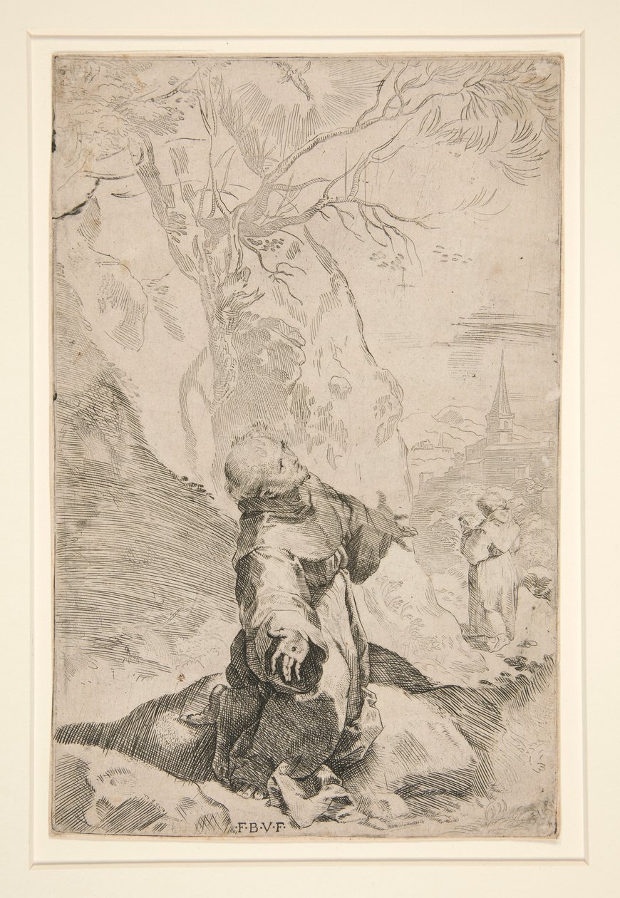 São Francisco a receber os estigmas de Federico Barocci