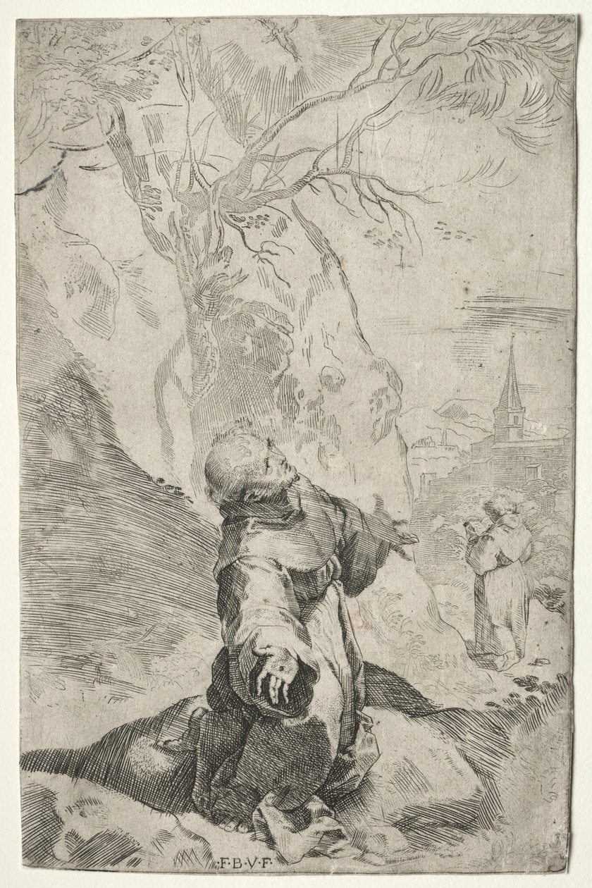 São Francisco Recebendo os Estigmas de Federico Barocci