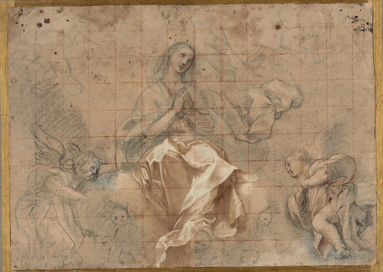 Estudo para a "Madona do Rosário" de Federico Barocci
