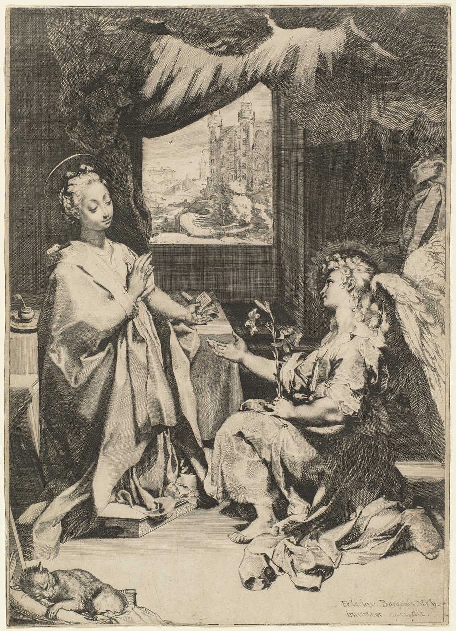 A Anunciação de Federico Barocci