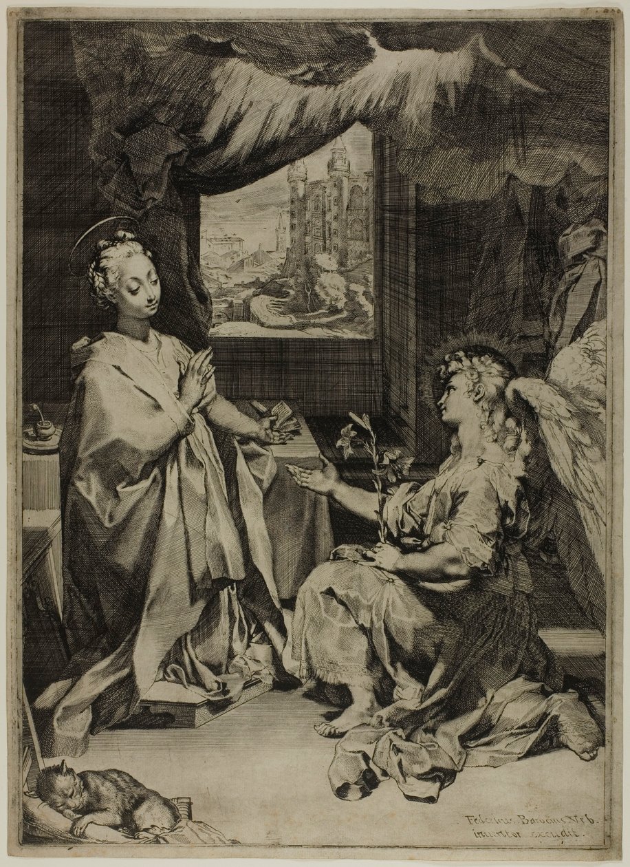 A Anunciação de Federico Barocci