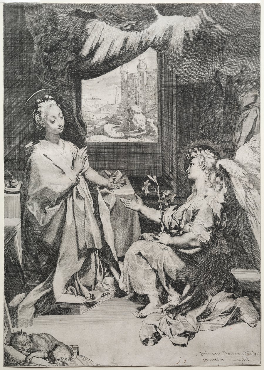 A Anunciação de Federico Barocci