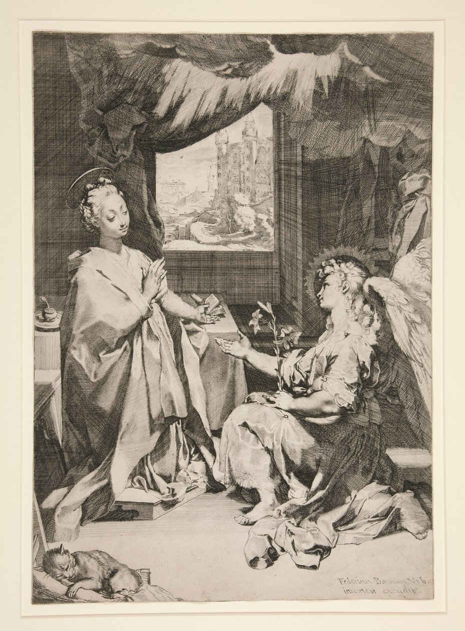 A Anunciação de Federico Barocci